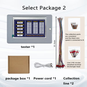 heltecbms | Heltec Digital Battery Voltage Meter 1-24S for NCM/LFP/LTO with PH2.0 Connector Real time display Battery Voltage checker
