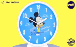 Jam Dinding Quartz Anak Murah Karakter NN1717 Daisy Duck Dekorasi Rumah Original BestSeller Besar