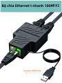 Bộ Chia Ethernet 1 Trong 4 Ra Bộ Chia Mạng RJ45 Cho PC Laptop 100M 1000M Gigabit Khả Năng Tương Thích Với 1X3 1X2 Tùy Chọn. 
