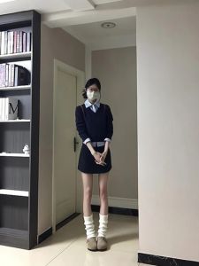 Fashionable Casual Loose Shirt Top And High Waist Slimming Skirt Pants Set for Younger Looking Style College Trend Loose Fit