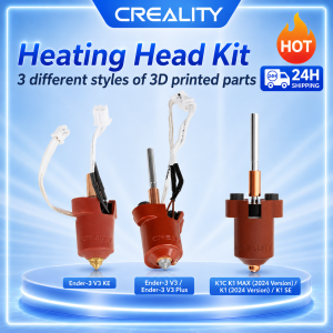 Creality | Creality 3D Printer Ceramic Heating Block Kit Red Integrated Sprinkler Heating Head Kit with Quick-Swap Nozzle for 3D Printer