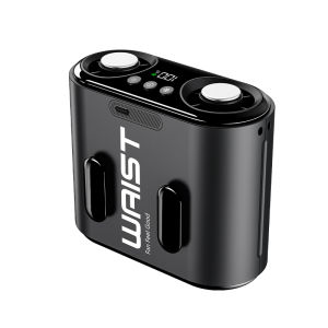 Quạt Điều Hòa Không Khí Đeo Thắt Lưng Di Động Sạc USB Đèn LED 8000mAh Quạt Kẹp Dành Cho Người Lao Động Ngoài Trời Làm Mát Cực Mạnh