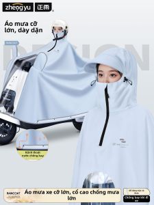 ZHENGYU | Bao Che Xe Tự Hành Điện Chống Mưa To Dài Đầy Đủ