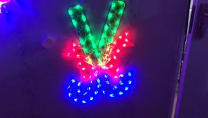 Dancing Christmas Parol / Lantern Design Light Eye-Dazzling LED LIghts Decorations