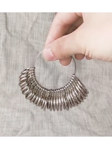 Pengukur Cincin Alat Pengukur Jari Ring Sizer Cincin Perhiasan Ukuran Jari Tongkat US