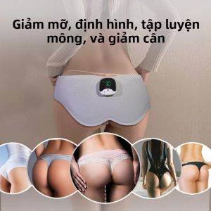 Máy Tập Cơ Mông EMS Cho Nữ Sạc USB Kích Thích Cơ Mông Đeo Được 10 Chế Độ 30 Cấp Độ Có Điều Khiển Từ Xa Thiết Bị Massage Định Hình Cơ Thể