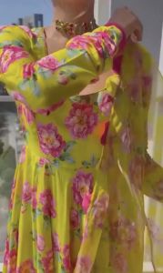 Beautiful Yellow Indian Set