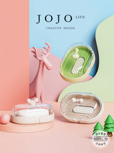 Hộp Đựng Xà Phòng Trong Suốt Phòng Tắm Chống Bụi Có Nắp Đậy Hộp Đựng Đồ Chống Thấm Nước Hộp Đựng Đồ Dùng Vệ Sinh Cá Nhân Sáng Tạo