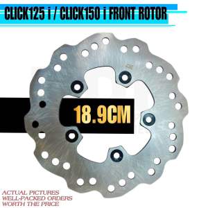 HDR HONDA CLICK 125 I / CLICK 150 I FRONT STD BRAKE ROTOR DISC 190MM STAINLESS STEEL MOTORCYCLE PARTS ACCESSORIES
