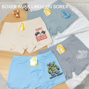 Boxer Anak & Remaja Laki-Laki Sorex Super soft 1 pak isi 3 pcs / Celana Dalam Anak Laki-Laki TM 705 703 704 706 752