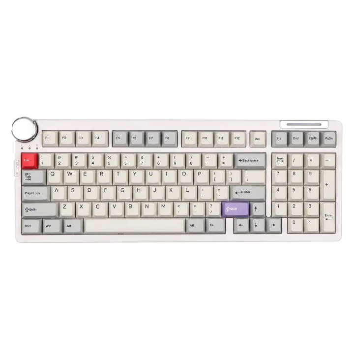 EPOMAKER CIDOO ABM098 1800 Compact VIA Gasket Mount Hot Swap Bluetooth 5.0/2.4Ghz/Type-C Mechanical Keyboard
