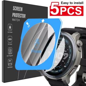 5Pcs Easy to Install 9H Tempered Glass for Amazfit Balance 2 Ultra Premium Screen Protector HD Clear Anti-scratch Film