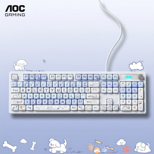 AOC | Gaming Office Mechanical Keyboard and Wired Mouse Set Full Key Hot Swappable