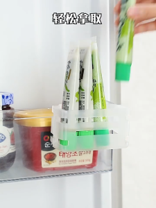 Fridge Extendable Organizer Box Retractable Fridge Storage Box Condiment Hanging Expandable Refrigerator Storage Box