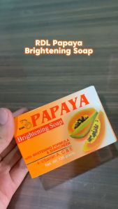 RDL SABUN PEPAYA/SABUN EKSTRAK PEPAYA/MENCERAHKAN KULIT WAJAH