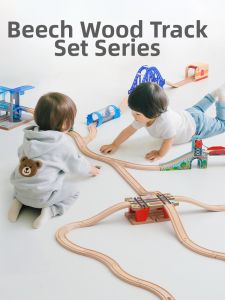 LEKU | Intelligence Development Wooden Rail Track Toy