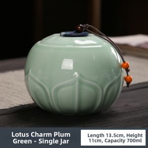 Ceramic Tea Packaging Small Sealed Jar