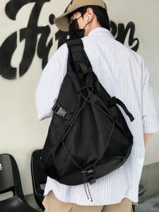 Outdoor Climbing Large Capacity Backpack Casual Cycling Leisure Single Shoulder Bag Fitness Mens Bag Trendy Red Crane Bird Bag