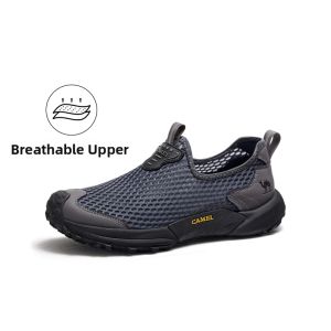 CAMEL | Breathable Mesh Slip-on Shoes for Fall Mens Sport and Commute
