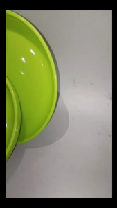6 Pcs Set Round Soup Plastic Plate/Plastic Plate For Serving Party/Marble Thick Plastic/Round Plate/Dinner Plate