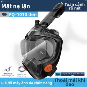 SMILING SHARK | Bộ Mặt Nạ Lặn Không Mù Sương Toàn Mặt