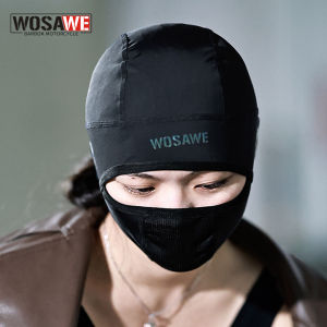 WOSAWE | WOSAWE Mens Caps Cycling Balaclava Full Face Mask Windproof Breathable Anti-UV Motocross Motorcycle Helmet Liner Hats