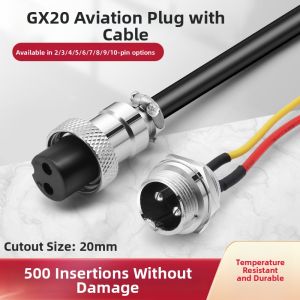 kuicc | Custom GX20 Aviation Connector Cable Double Female