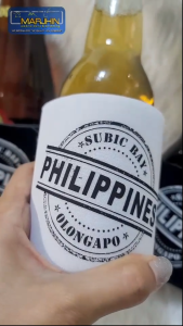 Beer Holder Koozie Souvenir Philippines Customized bottle holder foam thermal insulating sleeve