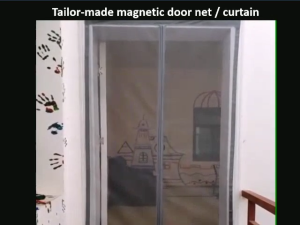 Tailor Made Customized anti mosquitoes magnetic door curtain window mesh net