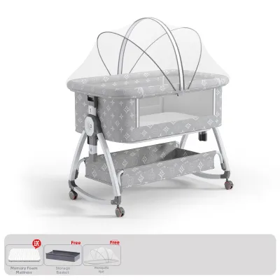 Portable Folding Multifunctional Baby Crib