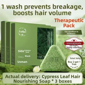 DISU | Natural Handmade Herbal Scalp Soap for Oil Control Dandruff Removal Hair Strengthening