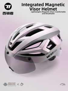 West Biking | Mũ Bảo Hiểm Đạp Xe Tích Hợp Kính Chắn Gió
