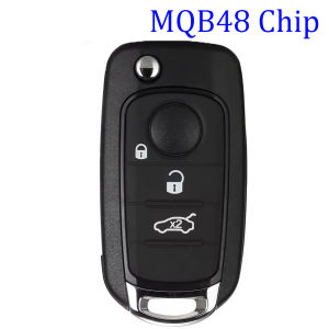 DIYKEY 2ADPXFI5AM433TX MQB48 Chip Smart Remote Key Fob 434MHz for Fiat 500X Tipo Egea Toro Cronos 2016 2017 2018 2019 FI5FM433TX