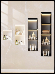 BEIQIVI | Stainless Steel Bathroom Niche Rack