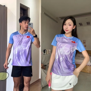 Áo Cầu Lông Quần Cầu Lông Bộ Cầu Lông Nam Nữ Chuyên Nghiệp Vải Thoáng Khí A925 - V Badwear