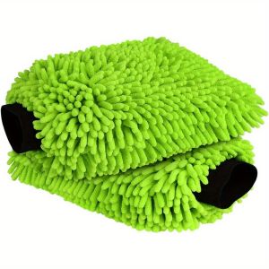 Electric Bicycle Car cleaning microfiber 1/2-piece set scratch free and lint free high-quality lint microfiber car wash gloves