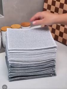 BY848 Kain Lap Dapur Kawat Halus untuk membersih panci dan tidak merusak Panci