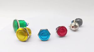 22/19/16/12mm Metal Push Button Switch Car Switches Multicolor Smart Momentary Waterproof Button Screw 12v 24v 220v