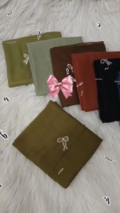 MUTIARA CAHAYA KERUDUNG - SEGI EMPAT CAQUETEE & PARIS BORDIR PITA