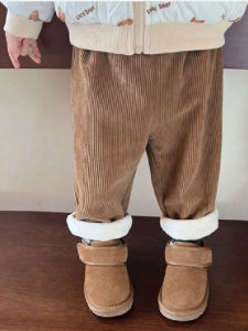 Autumn Winter Stylish All-match Warm Leisure Pants Fleece