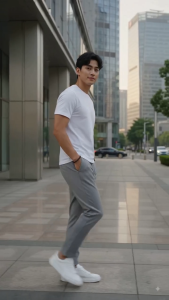 LIGHT KHAKI TROUSER PANTS FOR MEN