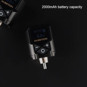 3G แบตเตอรี่ชาร์จไร้สายอินเทอร์เฟซ RCA ปากกาสัก Universal Power Supply น้ำหนักเบาแบบพกพาอุปกรณ์เครื่องมือ 2400mah ชุดสีเขียว