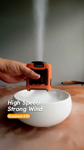 10000mAh Outdoor Portable Waist Fan Hanging Neck Fan Strong Hanging waist fan Wind with Power Bank LED Lighting for Sports Courier Outdoor Working