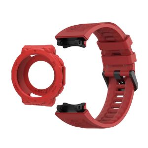2 in 1 Strap+Case For Amazfit T-Rex 2 Screen Protector Cover Smart Watch Strap Soft Sport Wristband Replacement Accessories