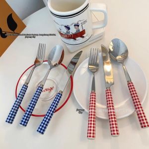 Stainless Steel and Ceramic Modern Stylish Cutlery