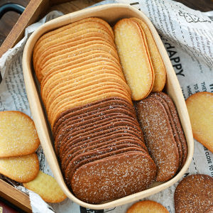 XUNCUIJI | Yummy Coconut Chocolate Thin Crispy Biscuits