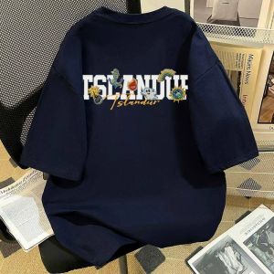PAZHAOLANG | Large Size 300Lbs Fashion Embroidery Design Cotton T-Shirt