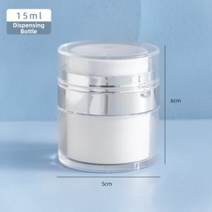 Vacuum Cream Liquidator Bottle Press Type Travel Size Cosmetic Lotion Foundation Sample Skin Care Empty Box Empty Bottle