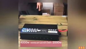 3000W อินเวอร์เตอร์ คลื่นไซน์บริสุทธิ์ Inverter Pure Sine Wave อินเวอร์เตอร์เพียวซายเวฟ อินเวอร์เตอร์แปลงไฟ 12V/24V To 220VDA inverter พร้อมส่ง 12V/24V