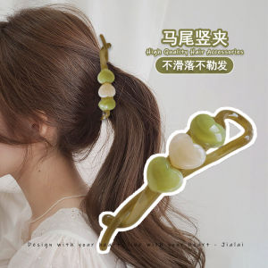 2023 New Arrival Banana Clip Vertical Clip Horsetail Hair Clip Elegant Hair Clip Twist Clip Grip Clip Hairware Back Head Hairpin